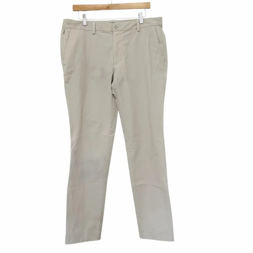 Vineyard Vines Tan On The Go Performance Chino Pants Sz 35x32